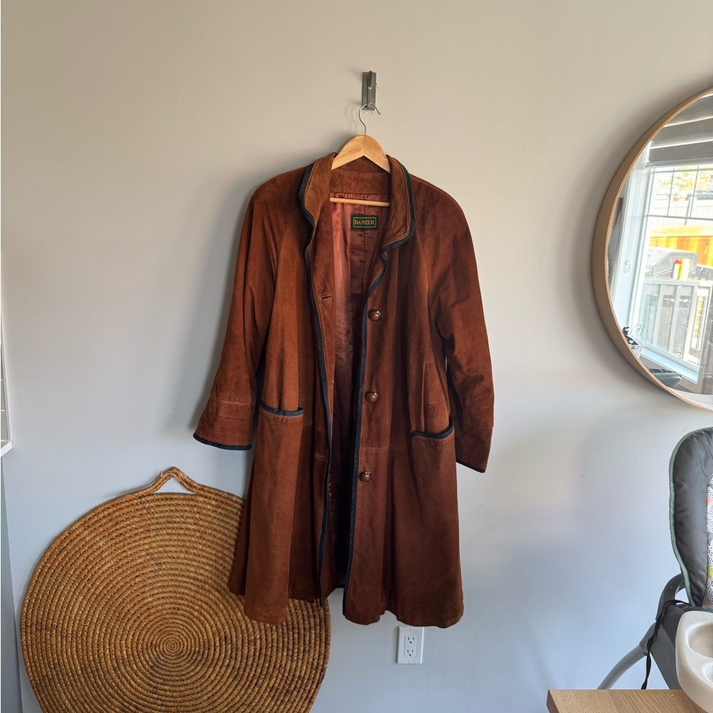 Danier Chocolate Brown Leather Jacket